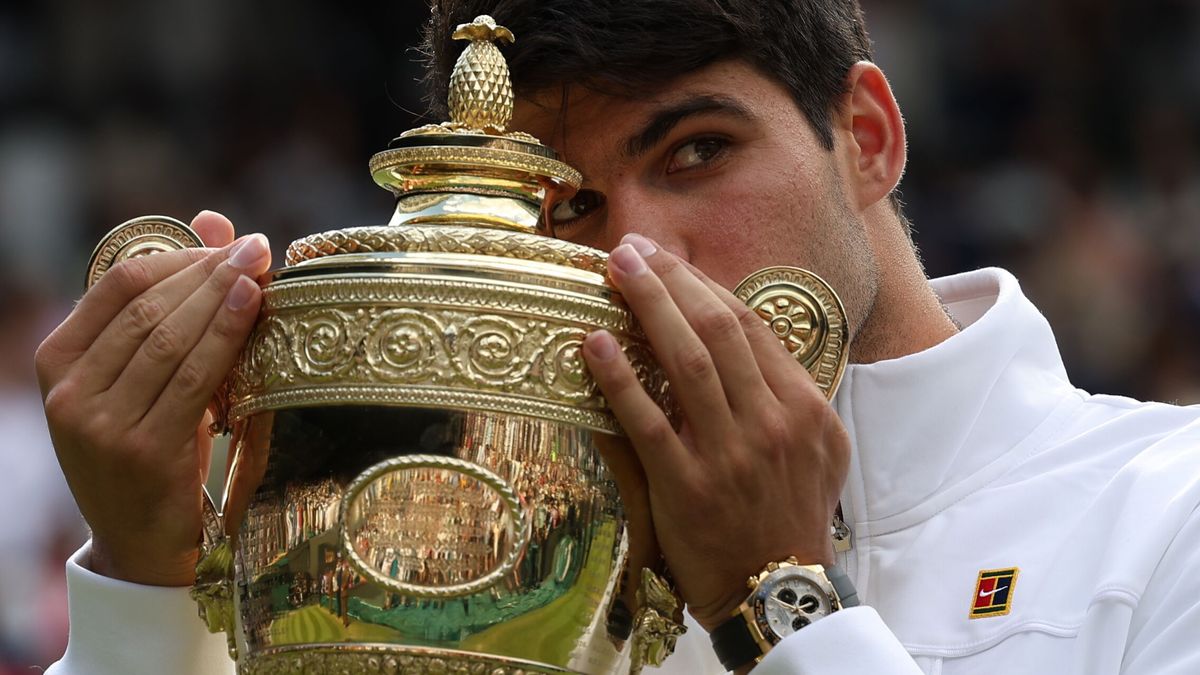 ¿Cuánto mide el trofeo de Wimbledon? Estas son algunas curiosidades de la copa levantada por Alcaraz