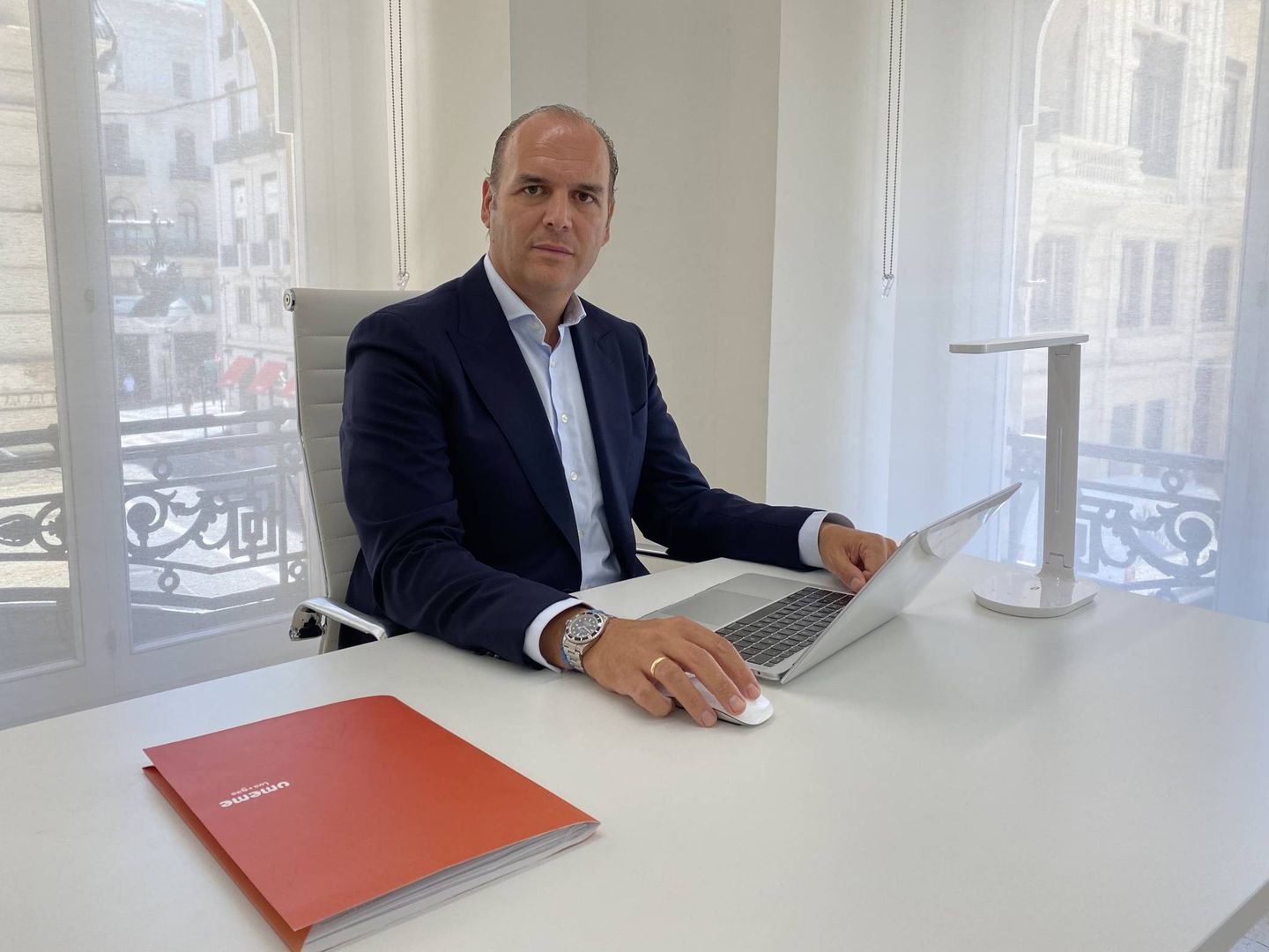 Roberto Giner, CEO de Umeme Energía, en su despacho en Valencia. 