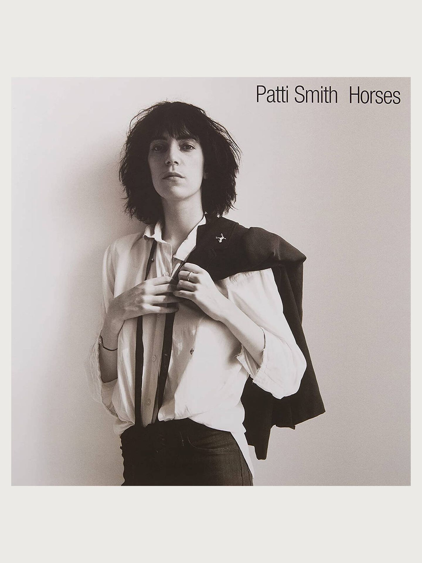 La foto de Patti Smith realizada por Robert Mapplethorpe que ilustró la portada de su disco 'Horses'.