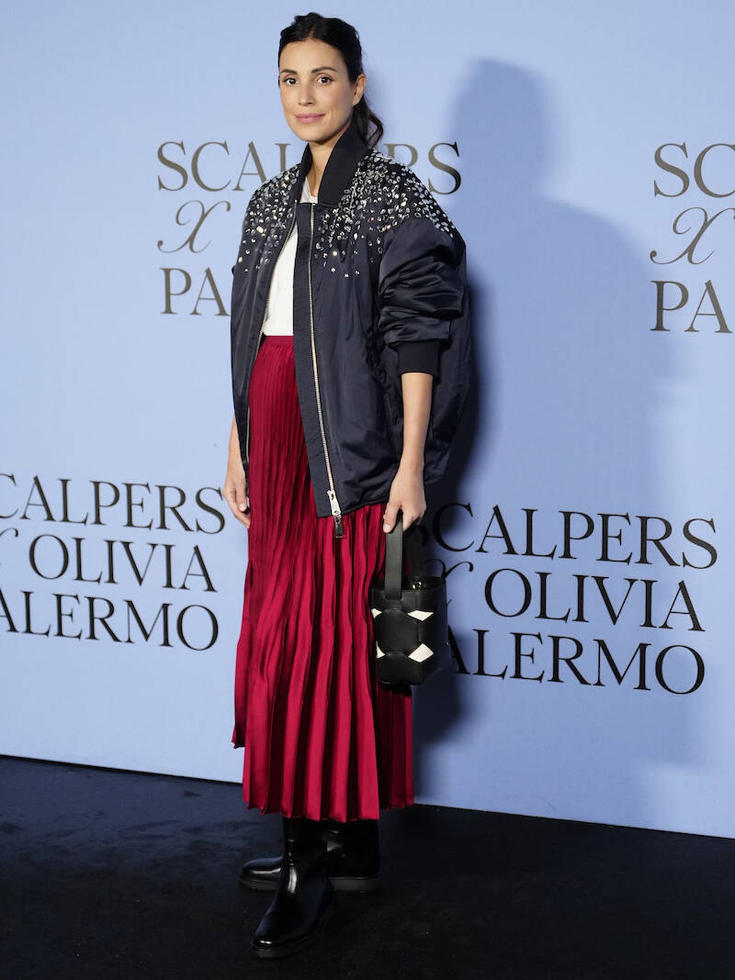 Sassa de Osma asiste a la fiesta de Olivia Palermo en Madrid. (LP)