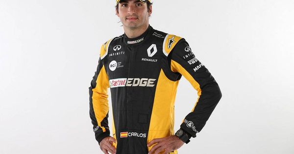 Foto: Sainz, con los colores de Renault. (Renault Sport F1)