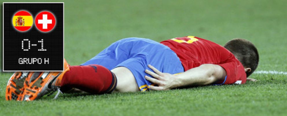 Foto: Suiza derrota a España y da la sorpresa en Durban