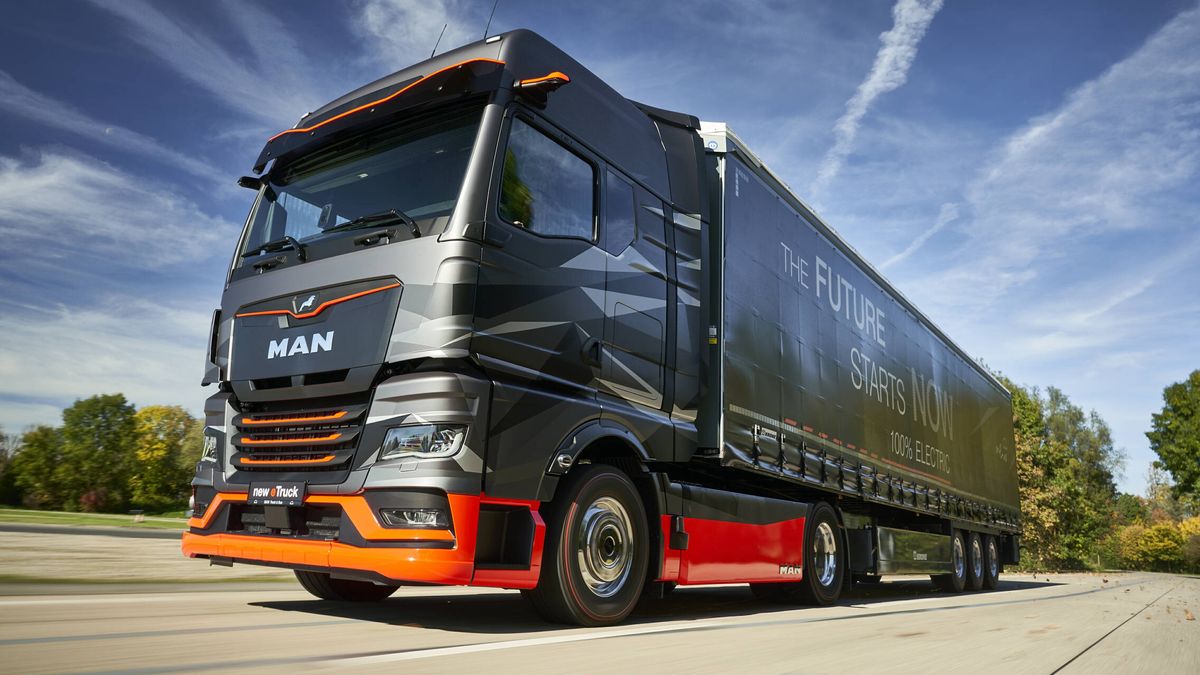 Conducimos lo último en camiones eléctricos de MAN, con 800 kilómetros de autonomía