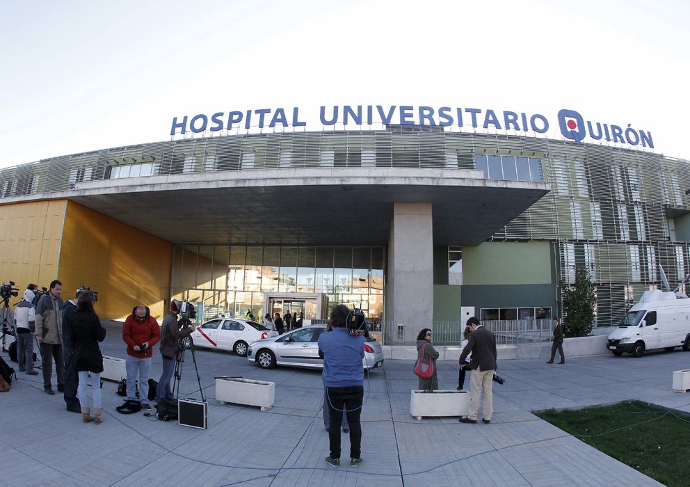 Foto: Hospital Universitario Quirón, en Pozuelo de Alarcón (Madrid), donde será operado el Rey. (Efe)
