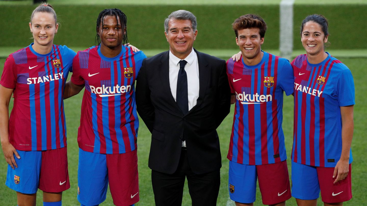 El Barça, y Laporta, tienen a Puig como uno de los jugadores con mayor futuro en el club (Reuters). 