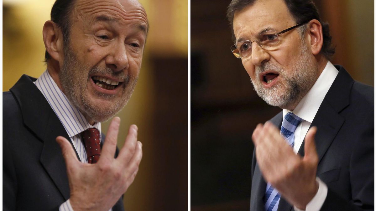 Rubalcaba y Rajoy compiten por ver quién miente más