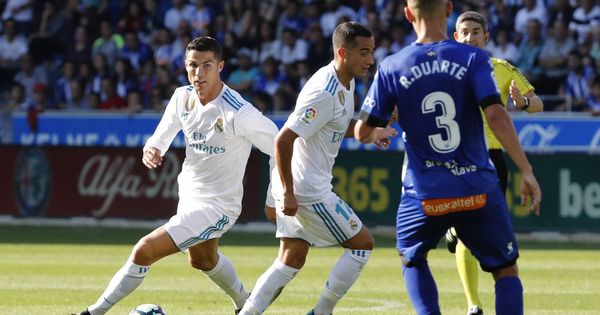 Foto: Cristiano Ronaldo, contra el Alavés. (Reuters)