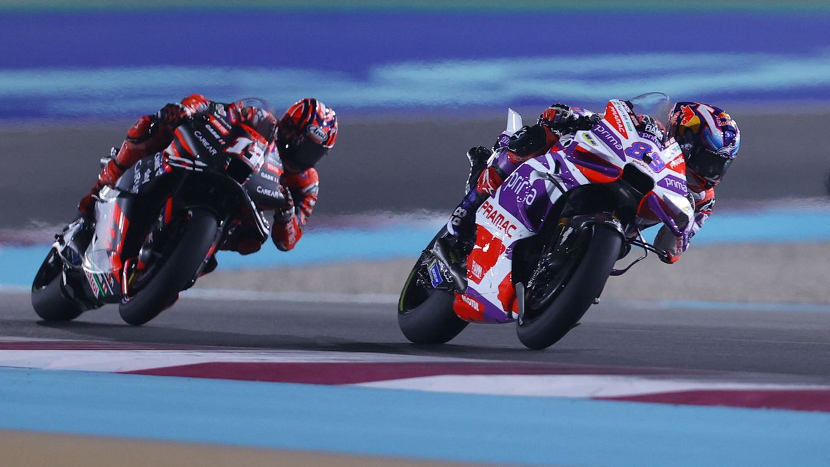 Jorge Martín sufre un infierno en el GP Qatar y regala el Mundial de MotoGP a Bagnaia
