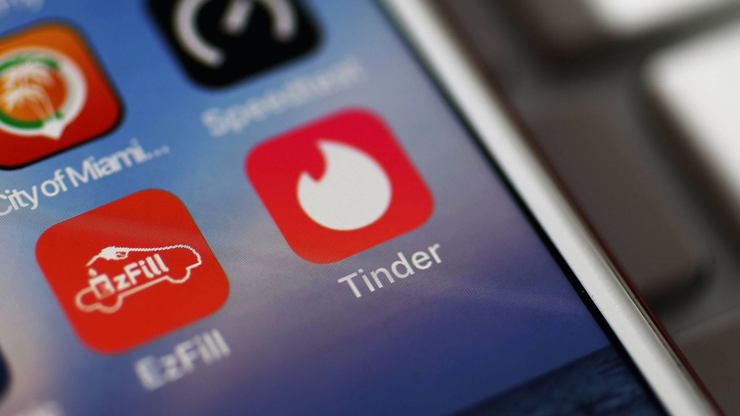  La app Tinder. (Getty)