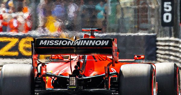 Foto: Parte trasera del Ferrari en Mónaco. (EFE)