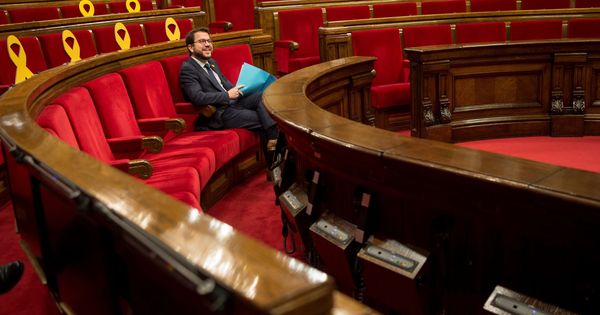 Foto: Escaños en el Parlament. (EFE)