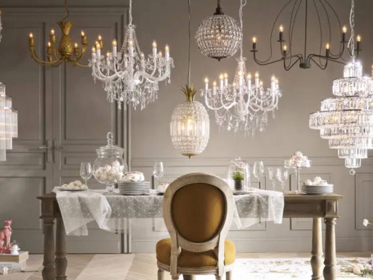 Foto: Lámparas de chandelier low cost para dar un toque chic a tu casa. (Cortesía/Maisons du Monde)