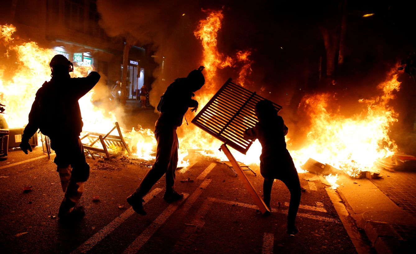 Disturbios en el centro de Barcelona. (Pinche para ver el álbum)