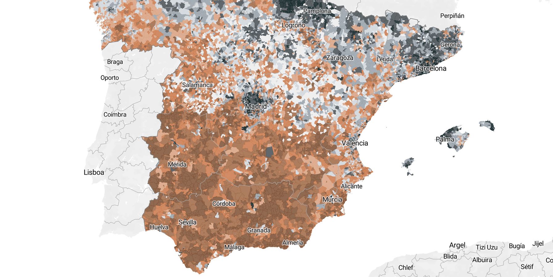 El mapa de la renta, calle a calle: ¿suben o bajan los ingresos en tu barrio?