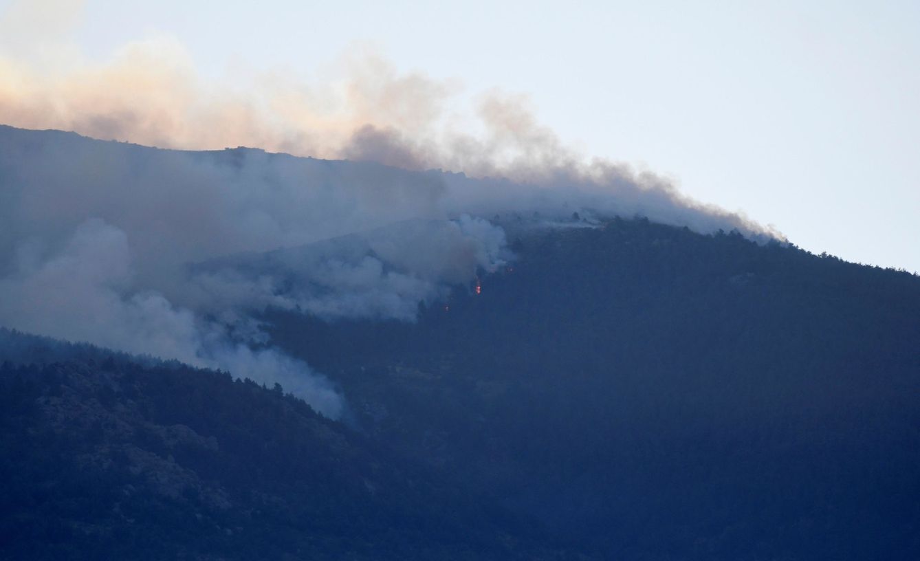 Incendio de La Granja (Segovia), en una imagen del domingo 4 de agosto. (EFE)