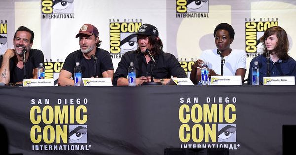Foto: Parte del elenco de 'The Walking Dead' presente en la Comic-Con