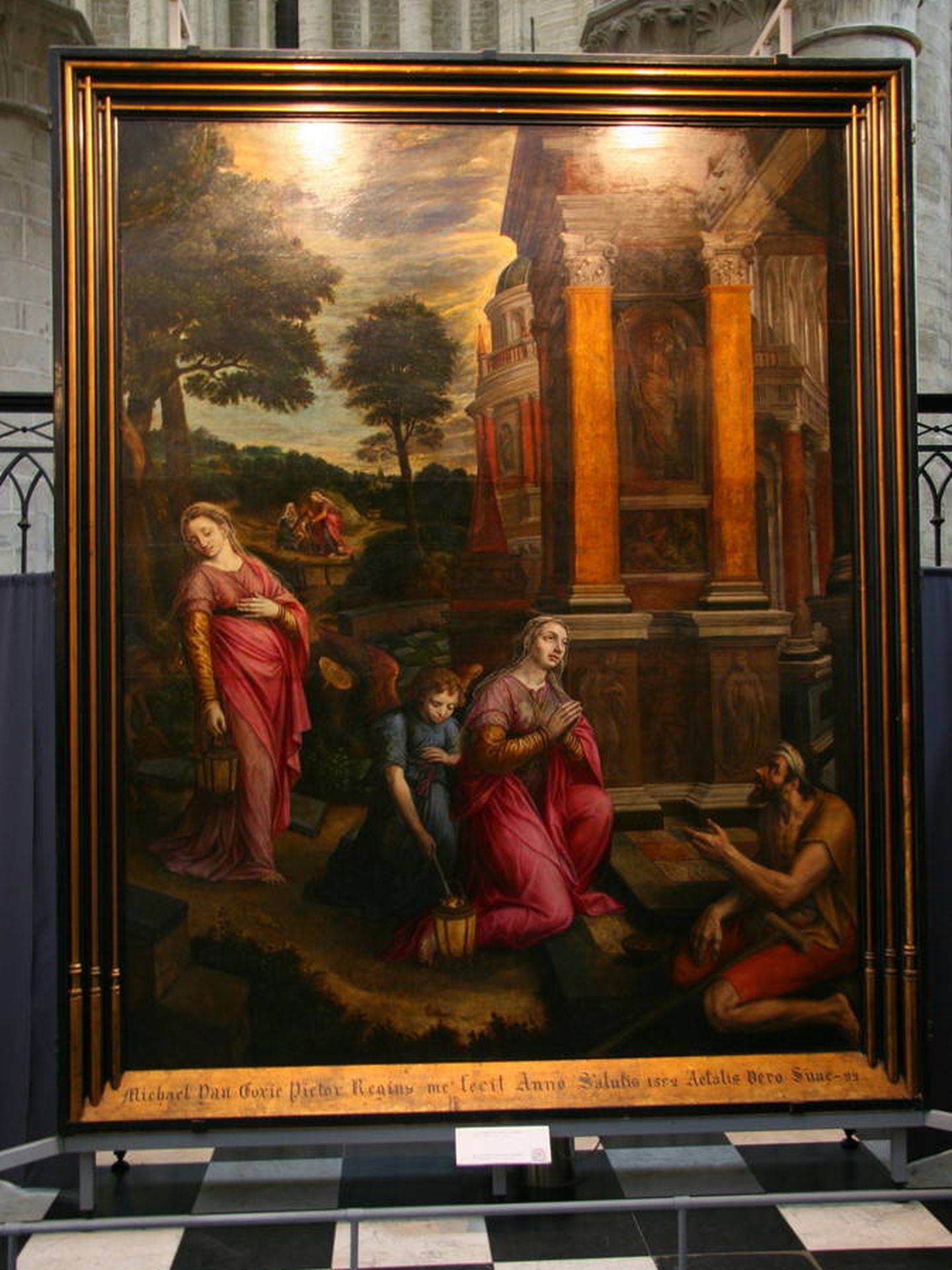 'La leyenda de Santa Gúdula', por Michael Coxcie (1592). Foto: C.C.