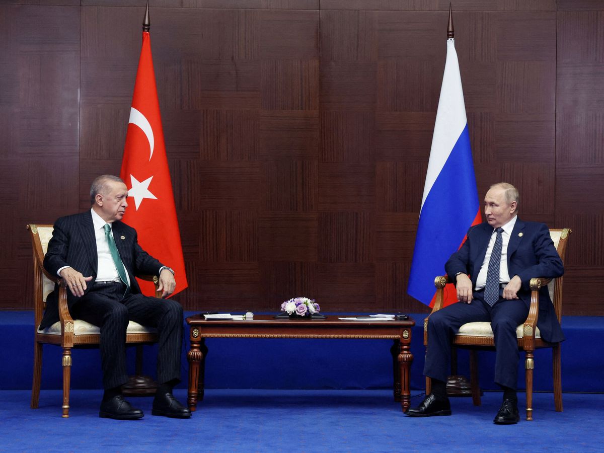 Foto: Putin y Erdogan, en una foto de archivo. (Reuters/Vyacheslav Prokofyev)