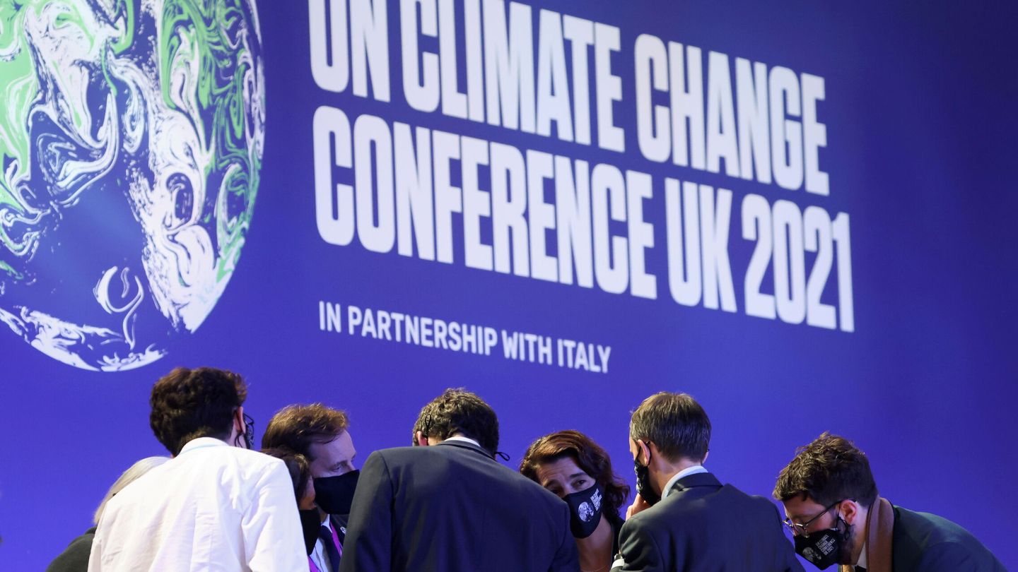 Delegados en la COP26. (Reuters)