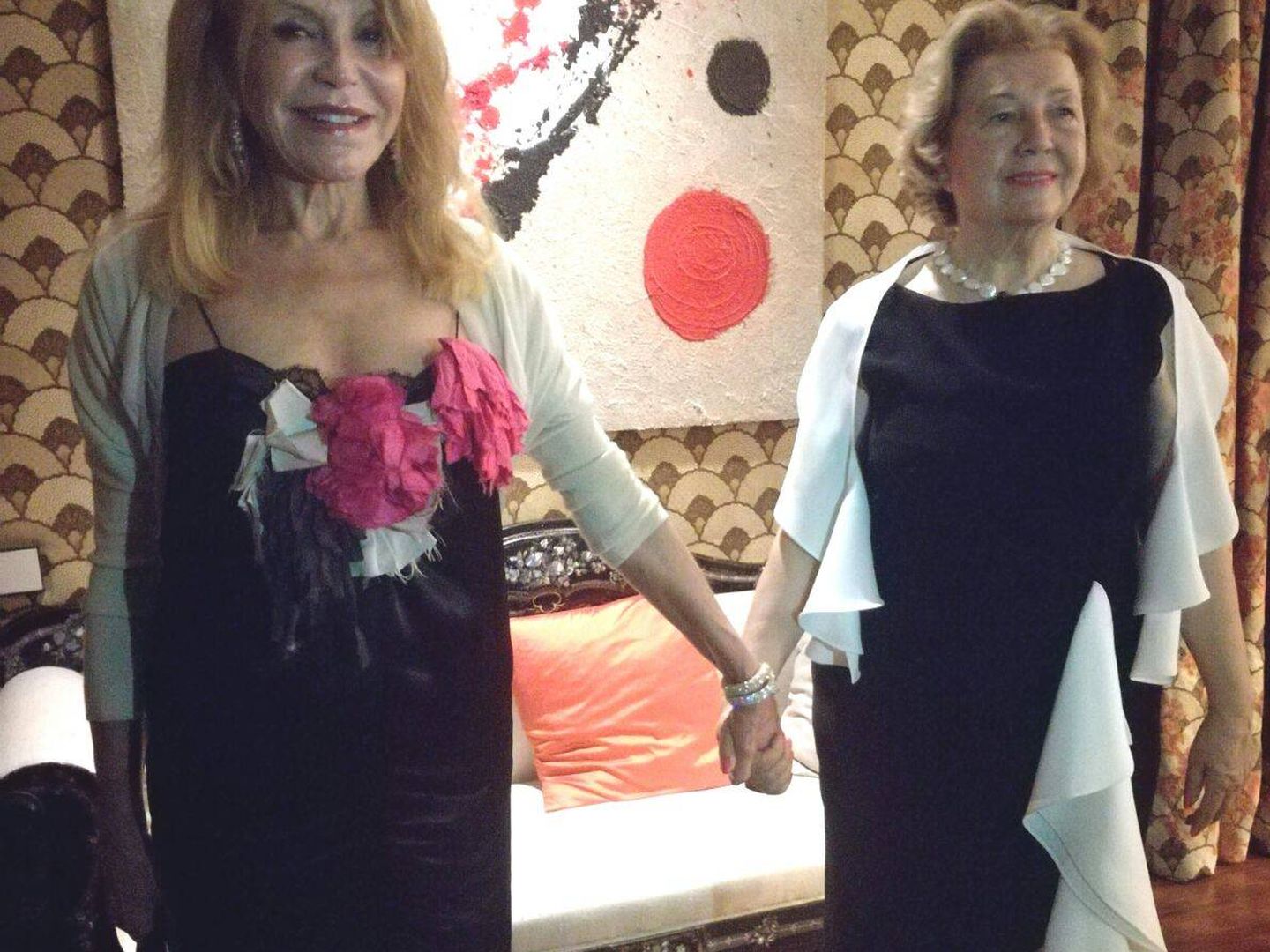 Tita Cervera y Mayte Spinola. (VA)