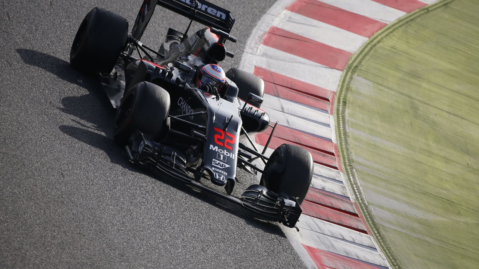 Foto: Jenson Button continúo con las pruebas del McLaren Honda (Reuters).
