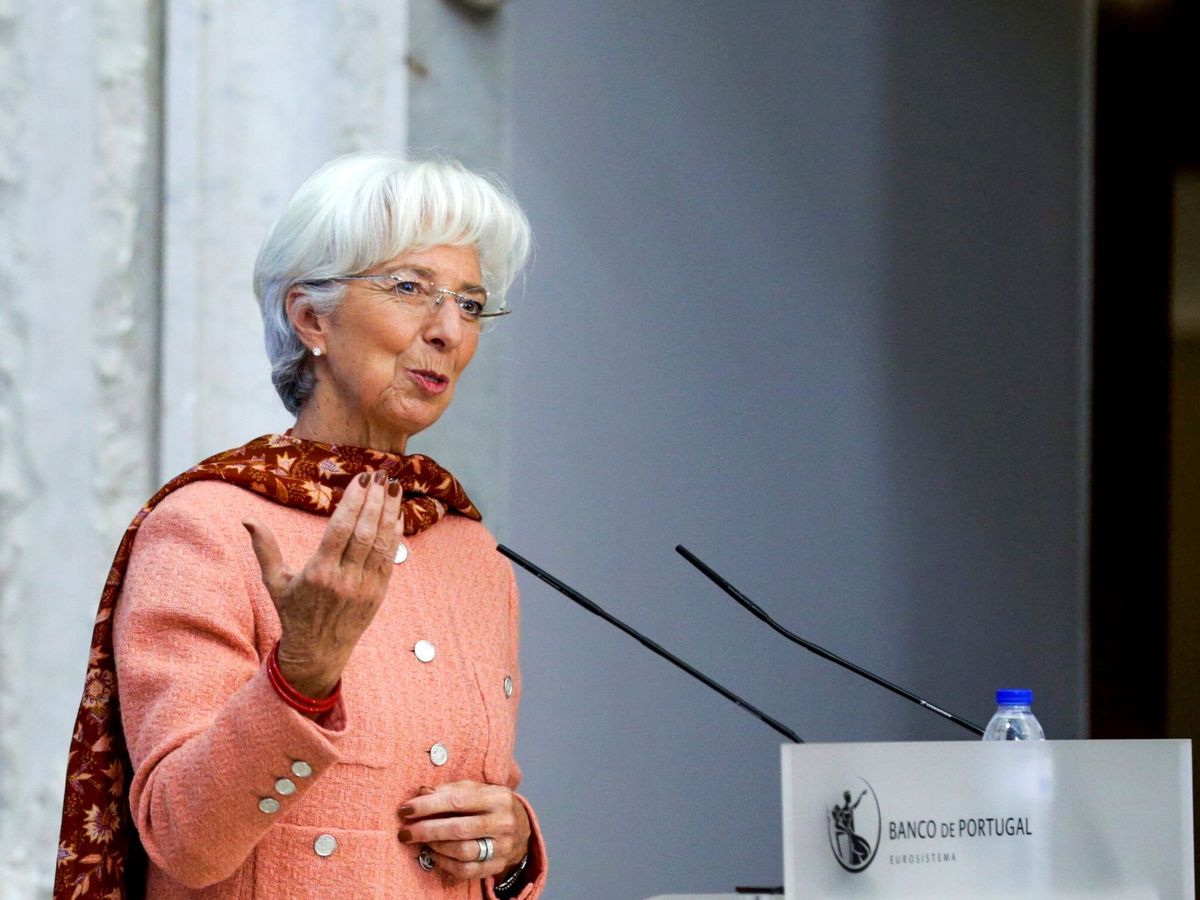 Foto: Christine Lagarde, presidenta del BCE. (EFE/Tiago Petinga)