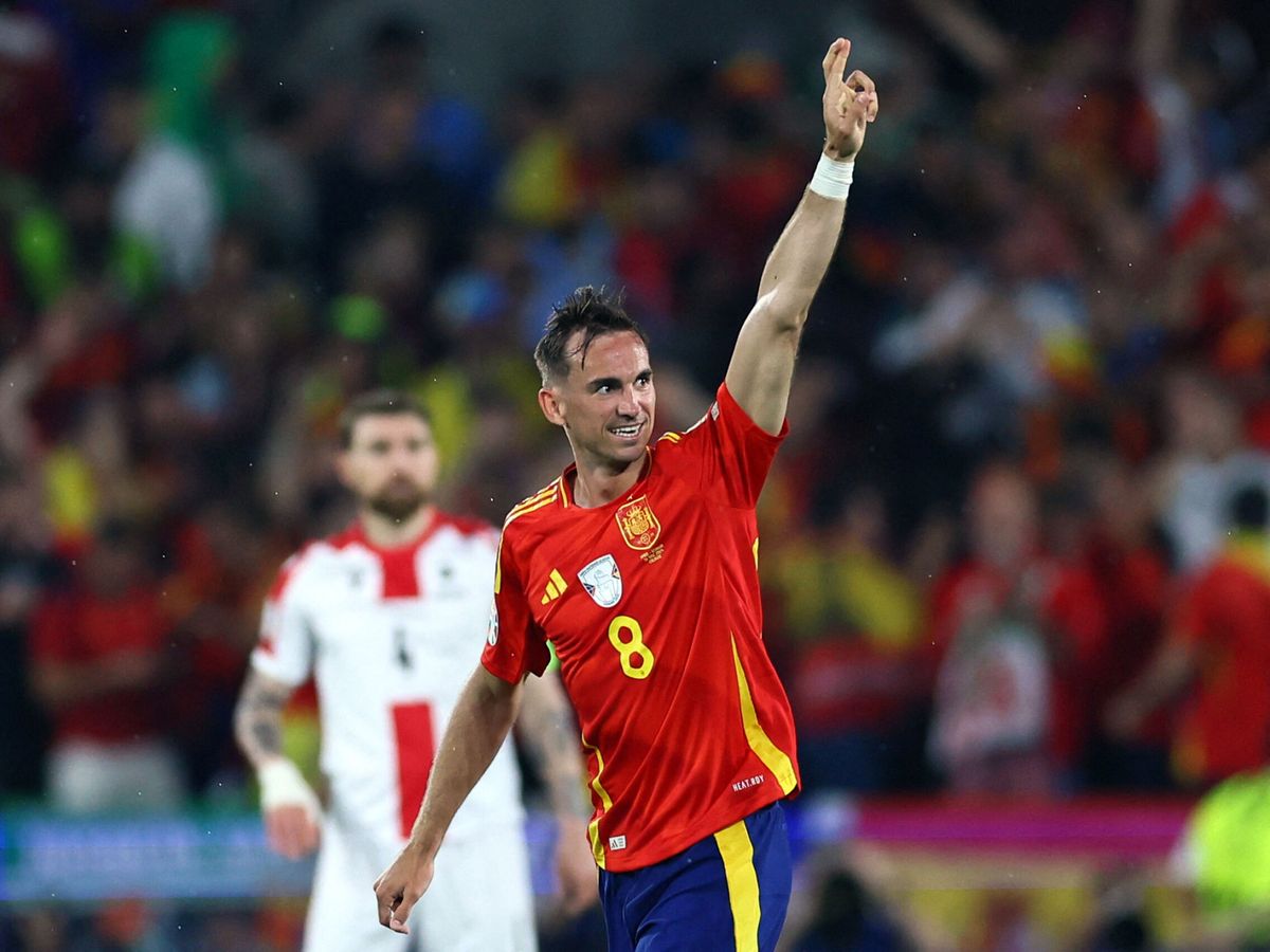 Foto: Fabián marcó el segundo gol de España. (Reuters/Thilo Schmuelgen)