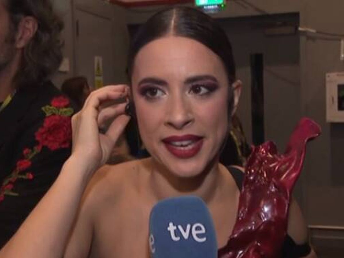 Foto: La cantante Blanca Paloma en 'La gran noche de Eurovisión'. (RTVE)