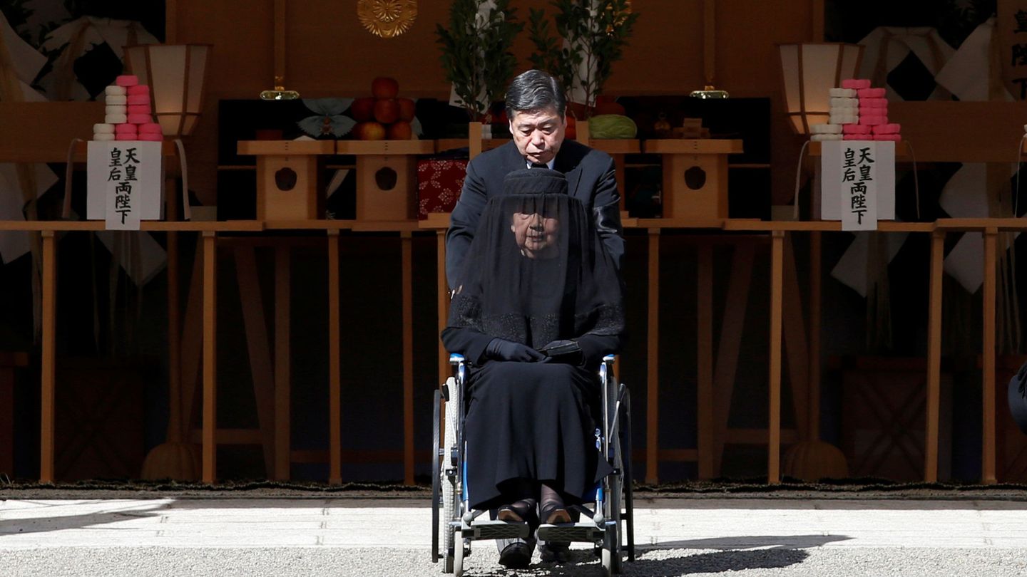 La princesa, en el funeral de su marido. (Reuters)