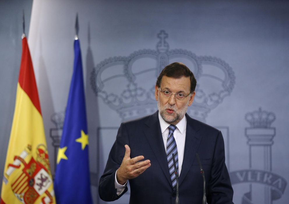 Foto: El presidente del Gobierno, Mariano Rajoy, durante su intervención (Reuters)