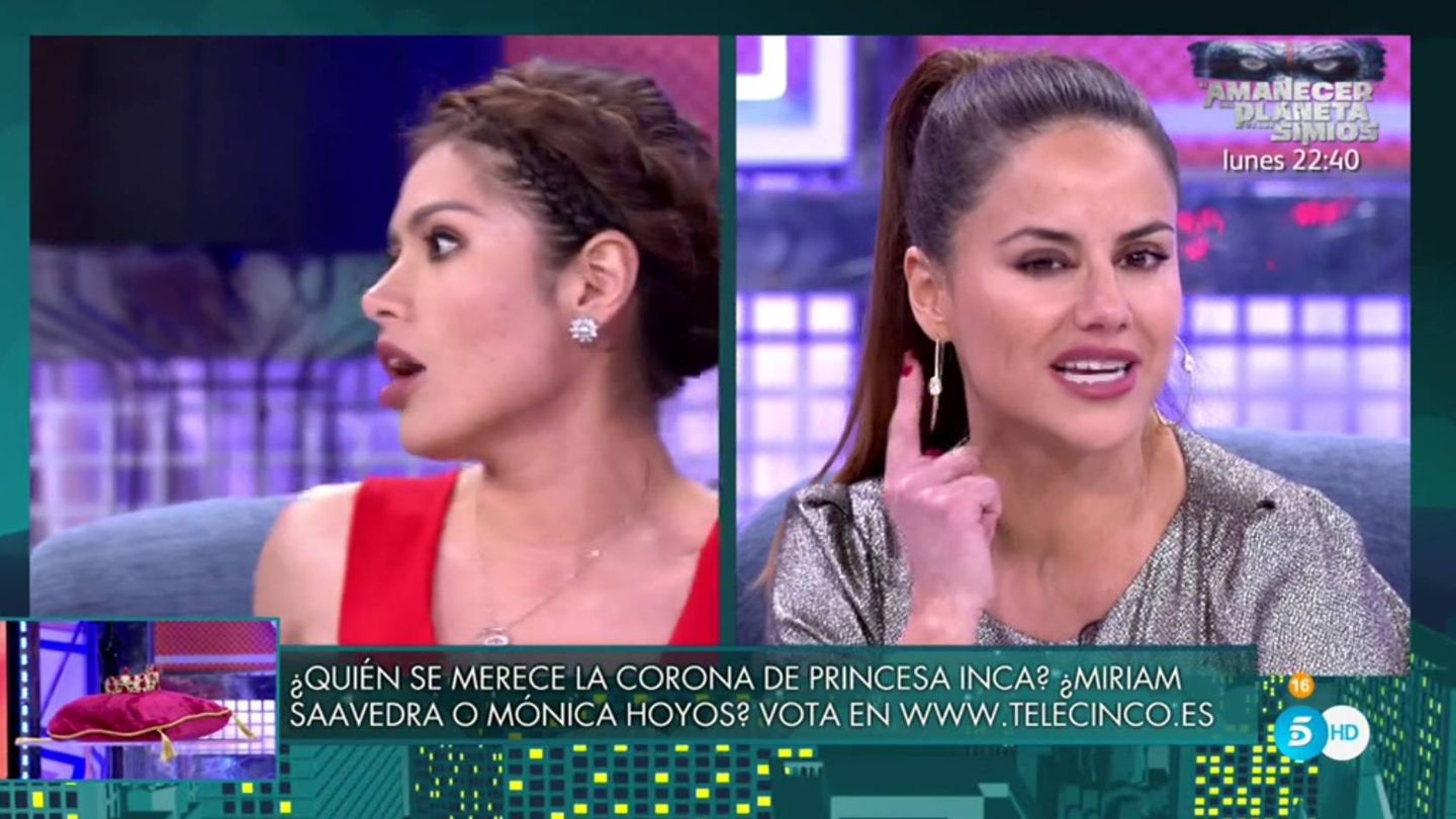 Saavedra y Hoyos, en Telecinco. (Mediaset).