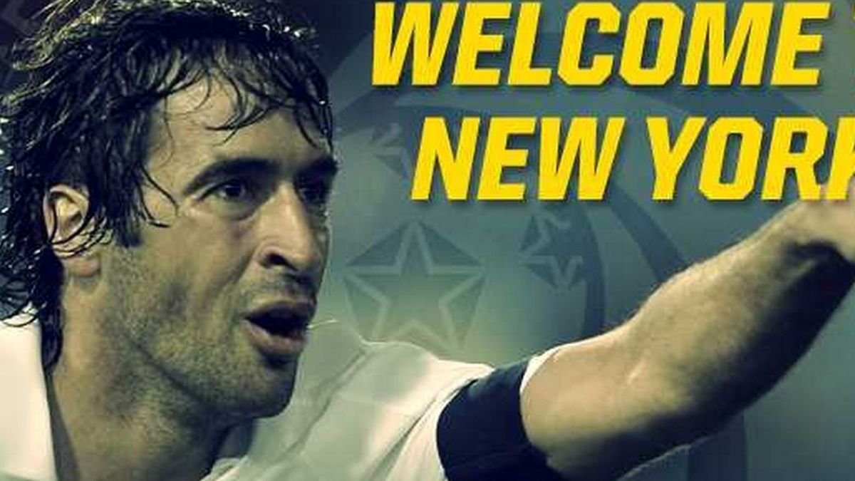 Raúl ya es jugador del New York Cosmos