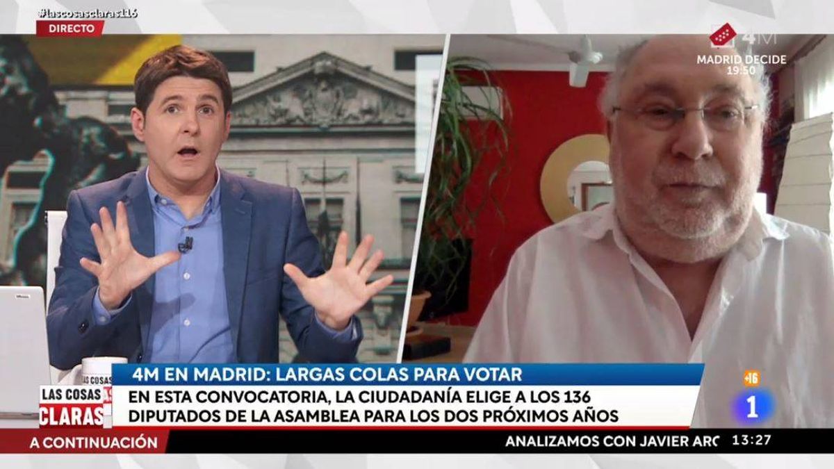 La 'cura de humildad' al PP de un tertuliano de Jesús Cintora por las elecciones de Madrid