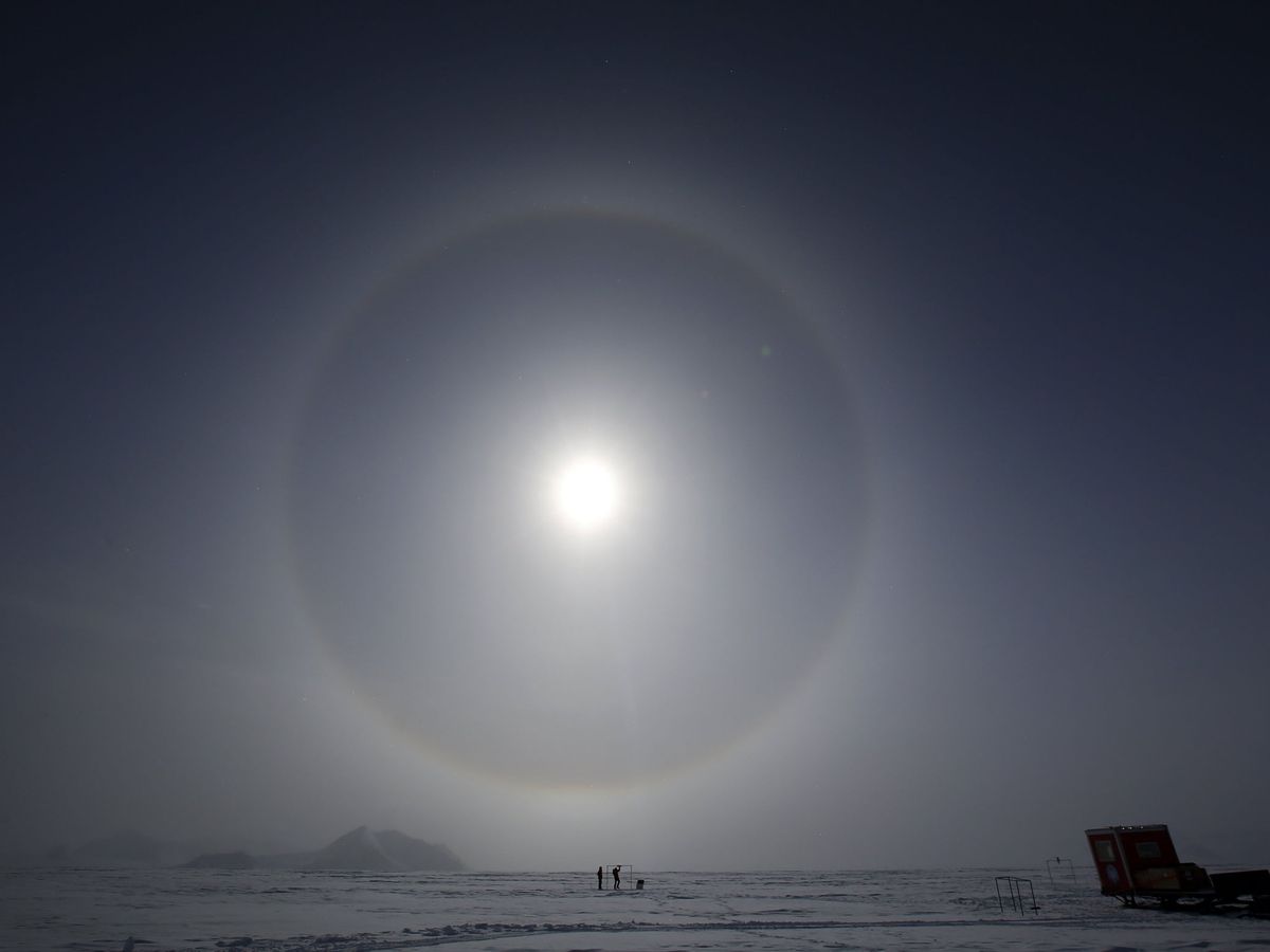 Foto: Agujero en la capa de ozono en la Antártida. Foto: efe/felipe trueba