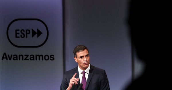 Foto: Pedro Sánchez, durante su discurso en el acto #Avanzamos, en la Casa de América de Madrid, este 17 de septiembre. (Reuters)