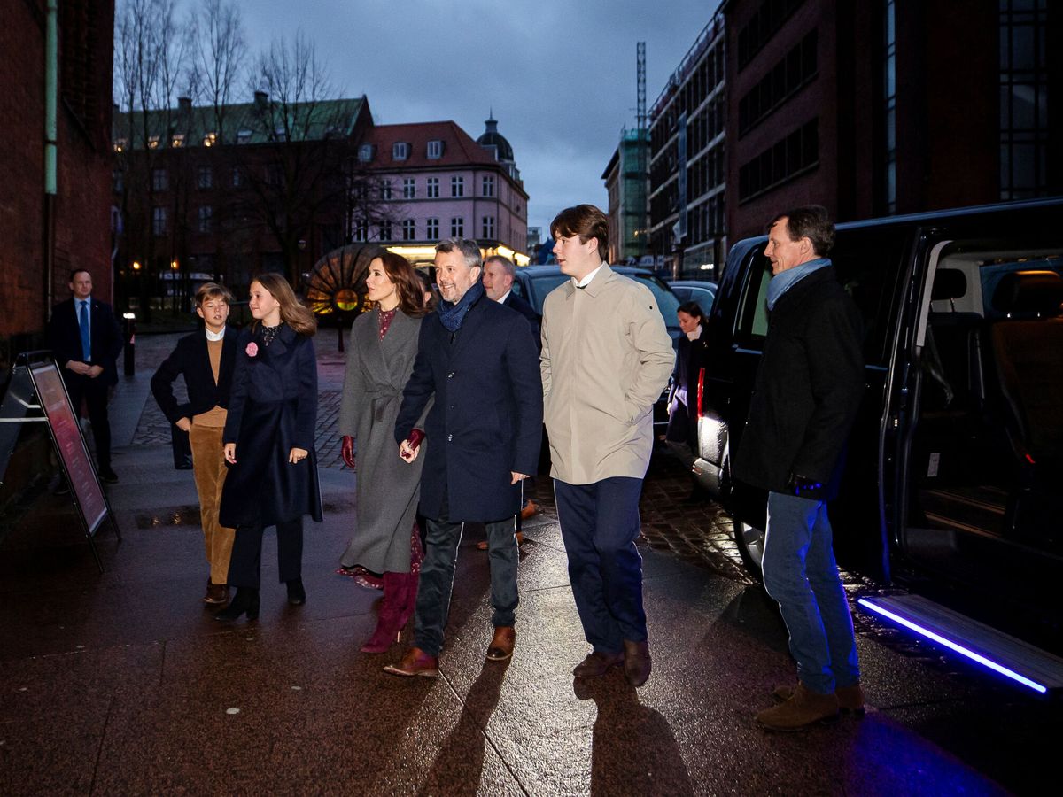 Foto: La familia real danesa, en la catedral de Aarhus. (Reuters/Johnny Pedersen)