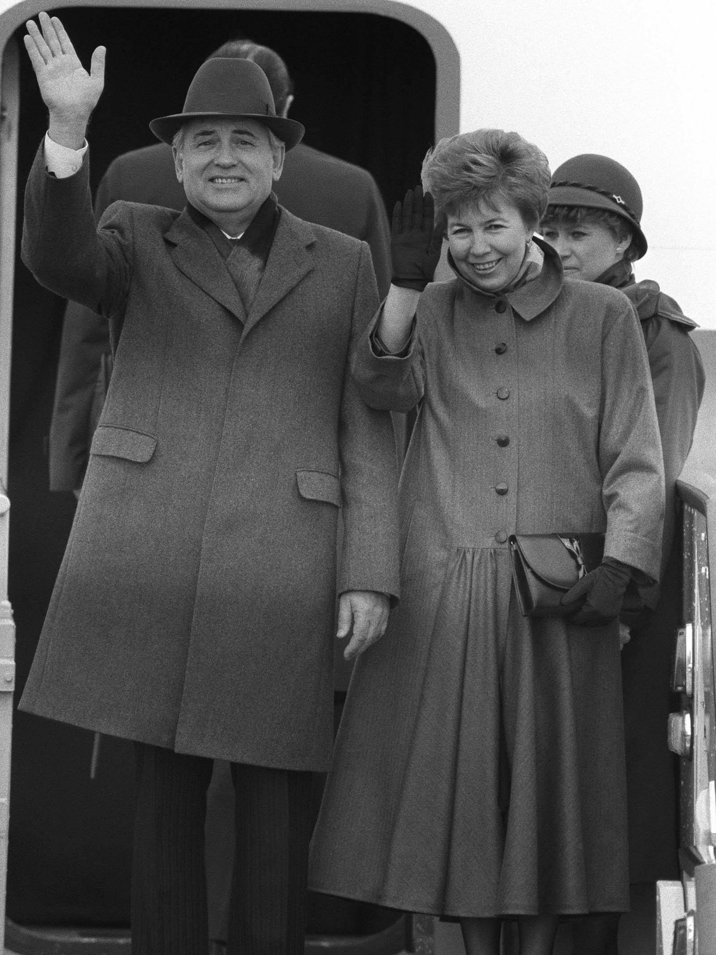 Raísa Gorbachova y Mijaíl Gorbachov, en una imagen de archivo. (Getty/B. Barrett/Express)