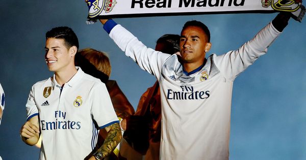 Foto: Danilo celebra el título de Liga con el Real Madrid. (EFE)