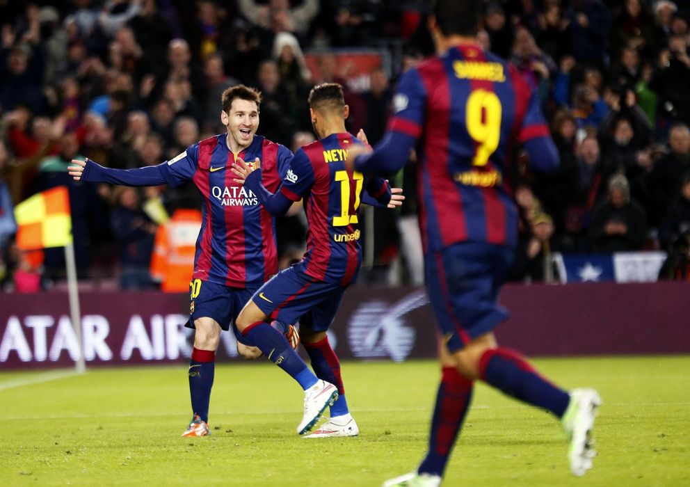 Foto: Messi, Neymar y Luis Suárez, obligados a liderar el triunfo del Barcelona ante el PSG (Reuters)