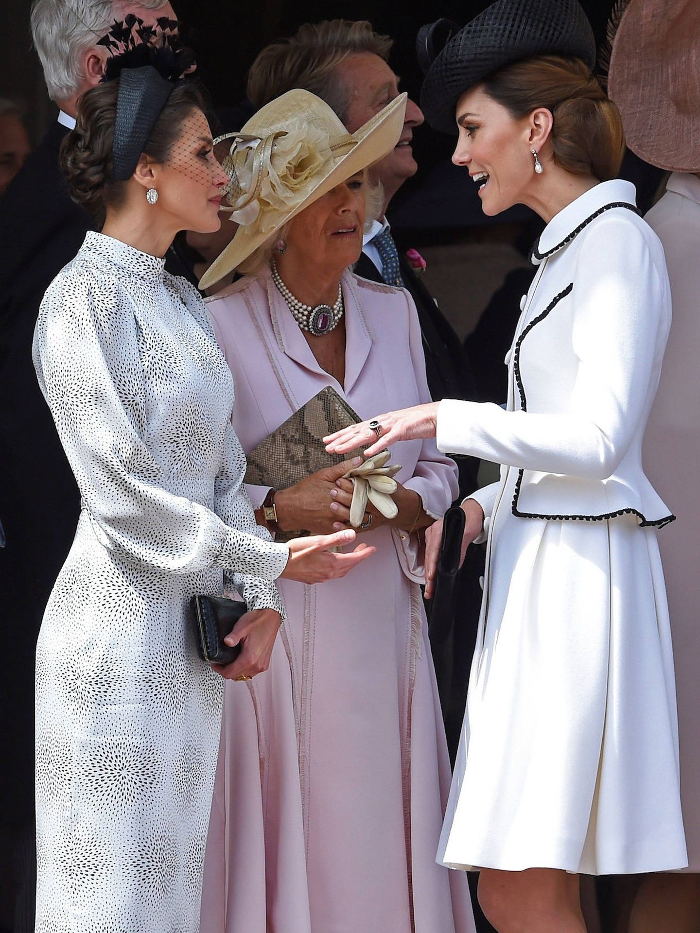 La Reina, con Kate Middleton. (Getty)