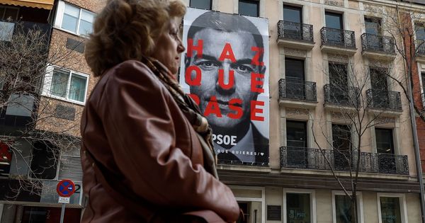 Foto: 'Haz que pase' será el lema de la campaña electoral de Pedro Sánchez para el 28 de abril. (EFE)