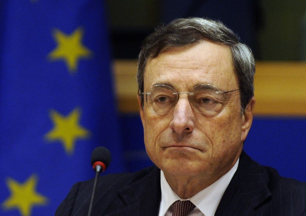 Foto: El presidente del BCE, Mario Draghi, en una de sus comparecencias en el Parlamento Europeo