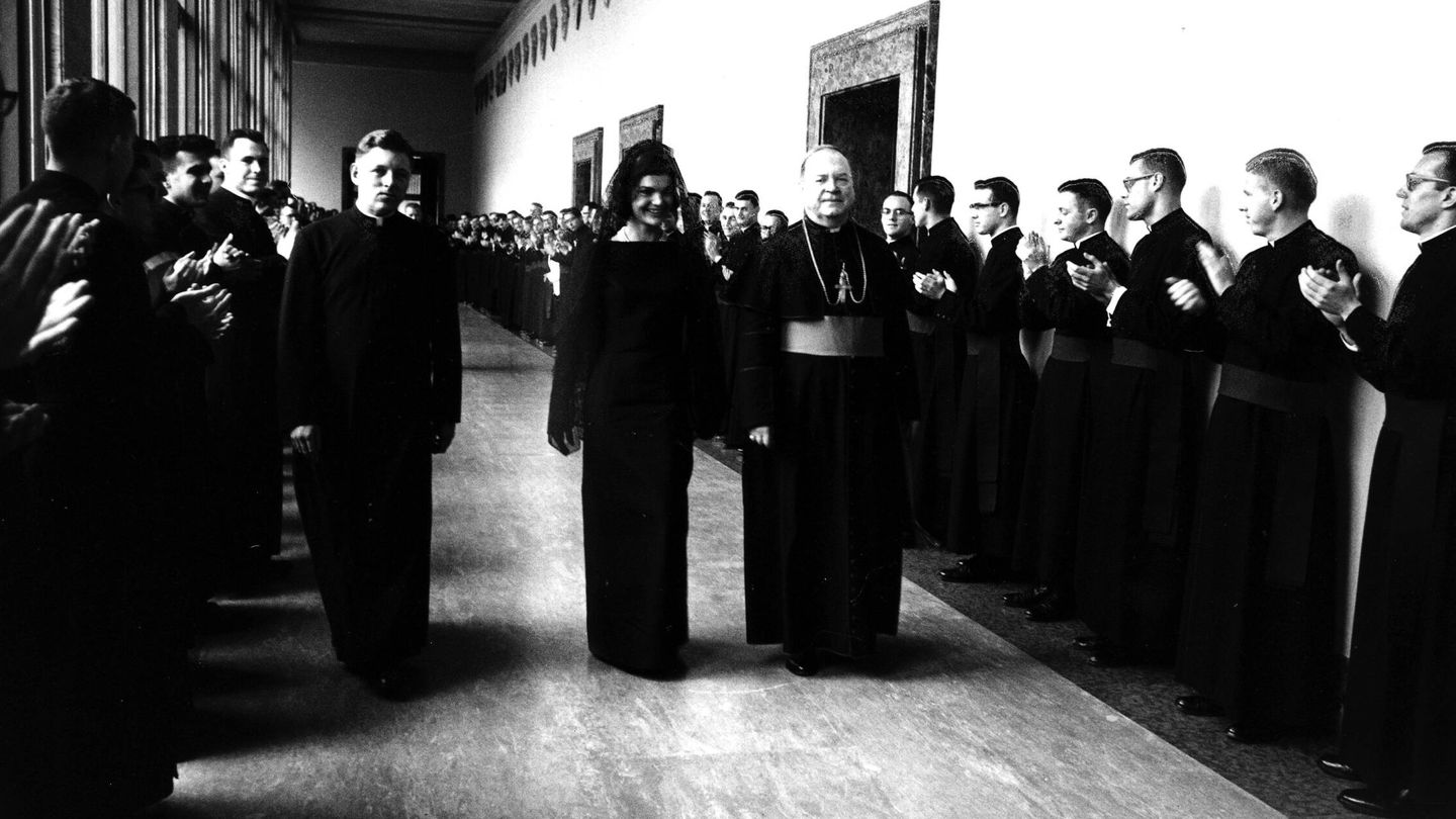 Jacqeuline Bouvier Kennedy, en el Vaticano (Kennedy Library Archives/Newsmakers)