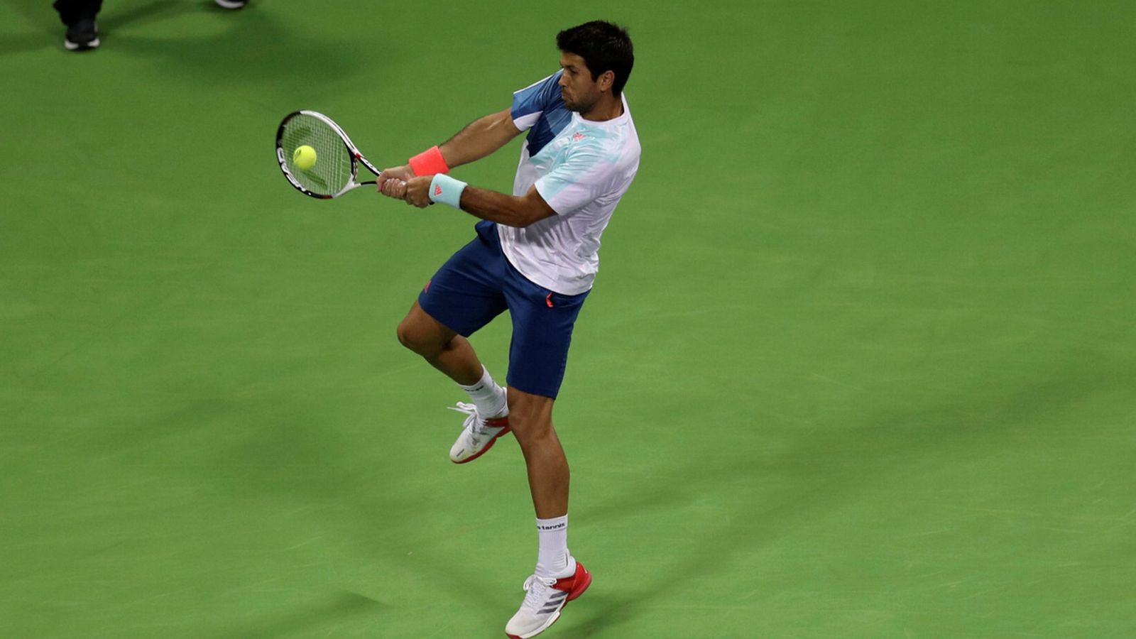 Foto: En la imagen, Fernando Verdasco durante su partido ante Novak Djokovic en Doha (Reuters)