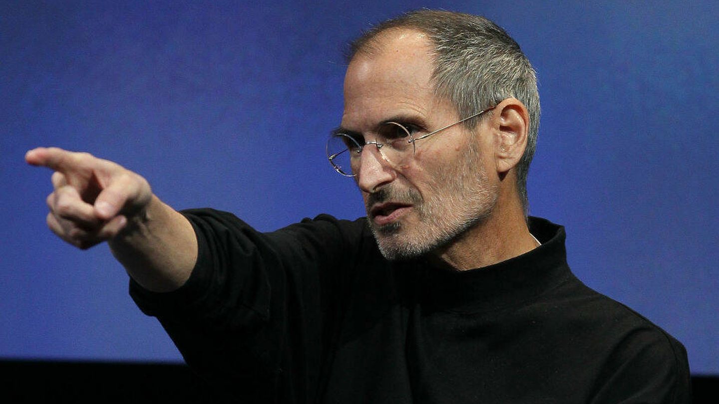 Steve Jobs, en una de las presentaciones de Apple en 2010. (Getty)