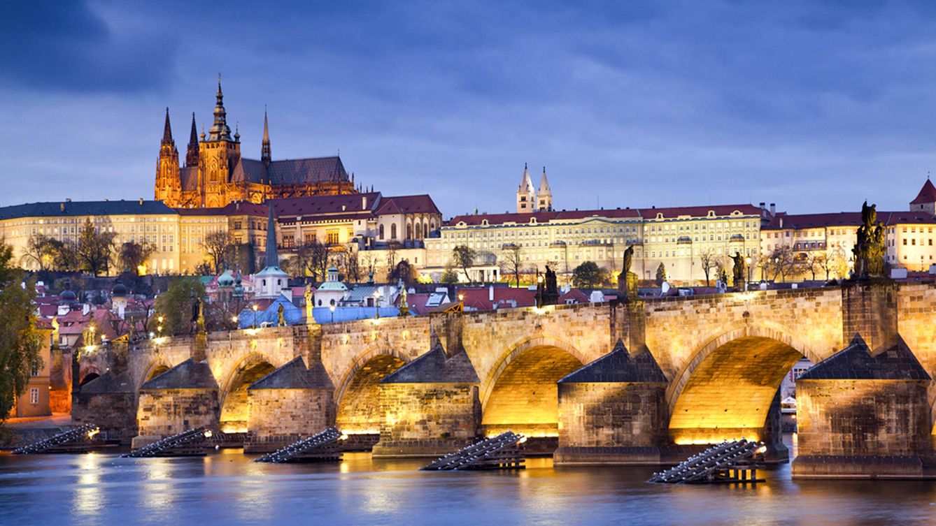 Foto: Vista panorámica de Praga. 