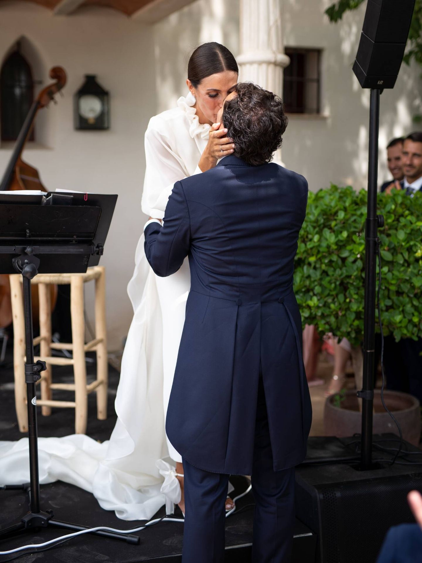 Sandra y Carlos, el día de su boda. (Foto L'equip)