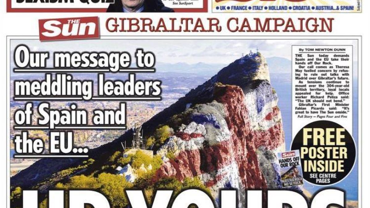 "Nuestra roca no se toca": la prensa británica alimenta la tensión entre Gibraltar y España
