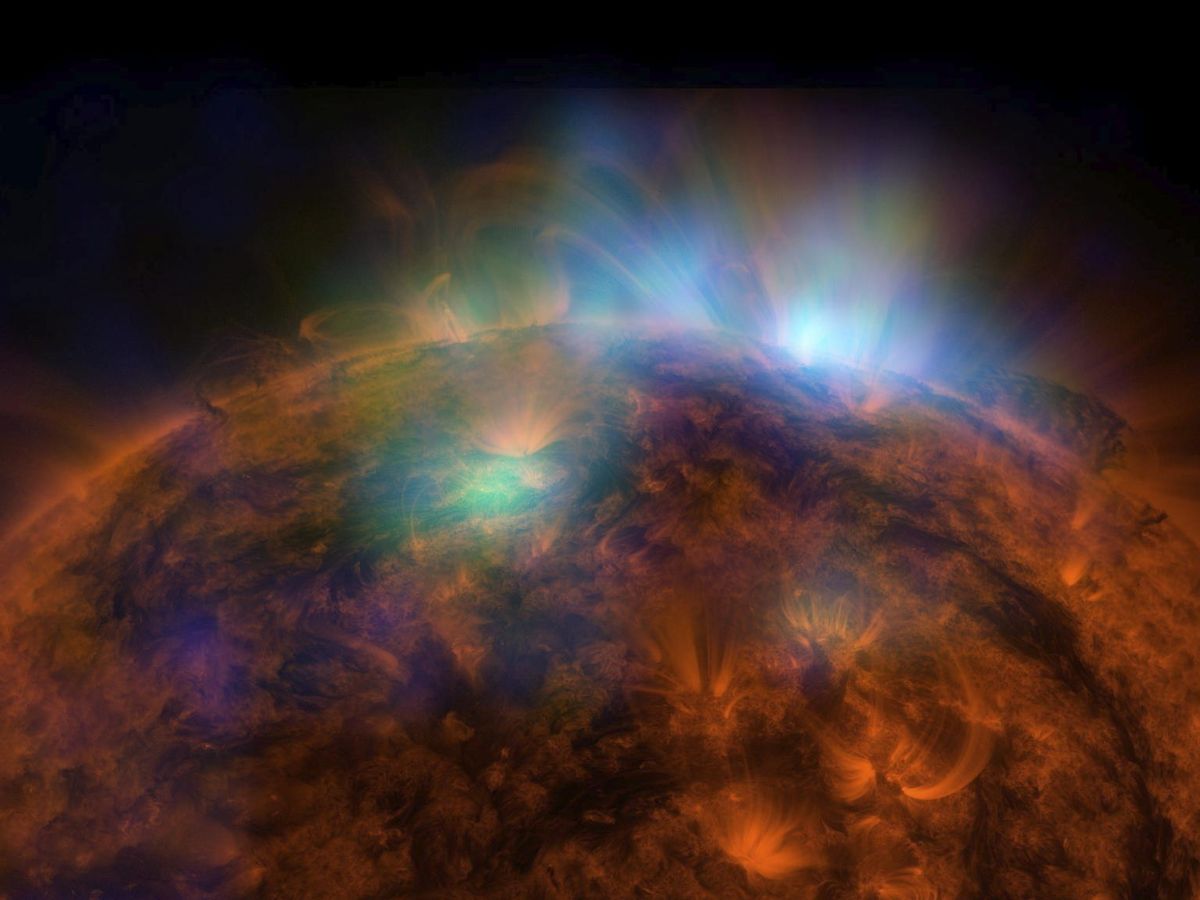 Foto: Imagen del Sol tomada por el telescopio orbital NuSTAR. Foto: EFE