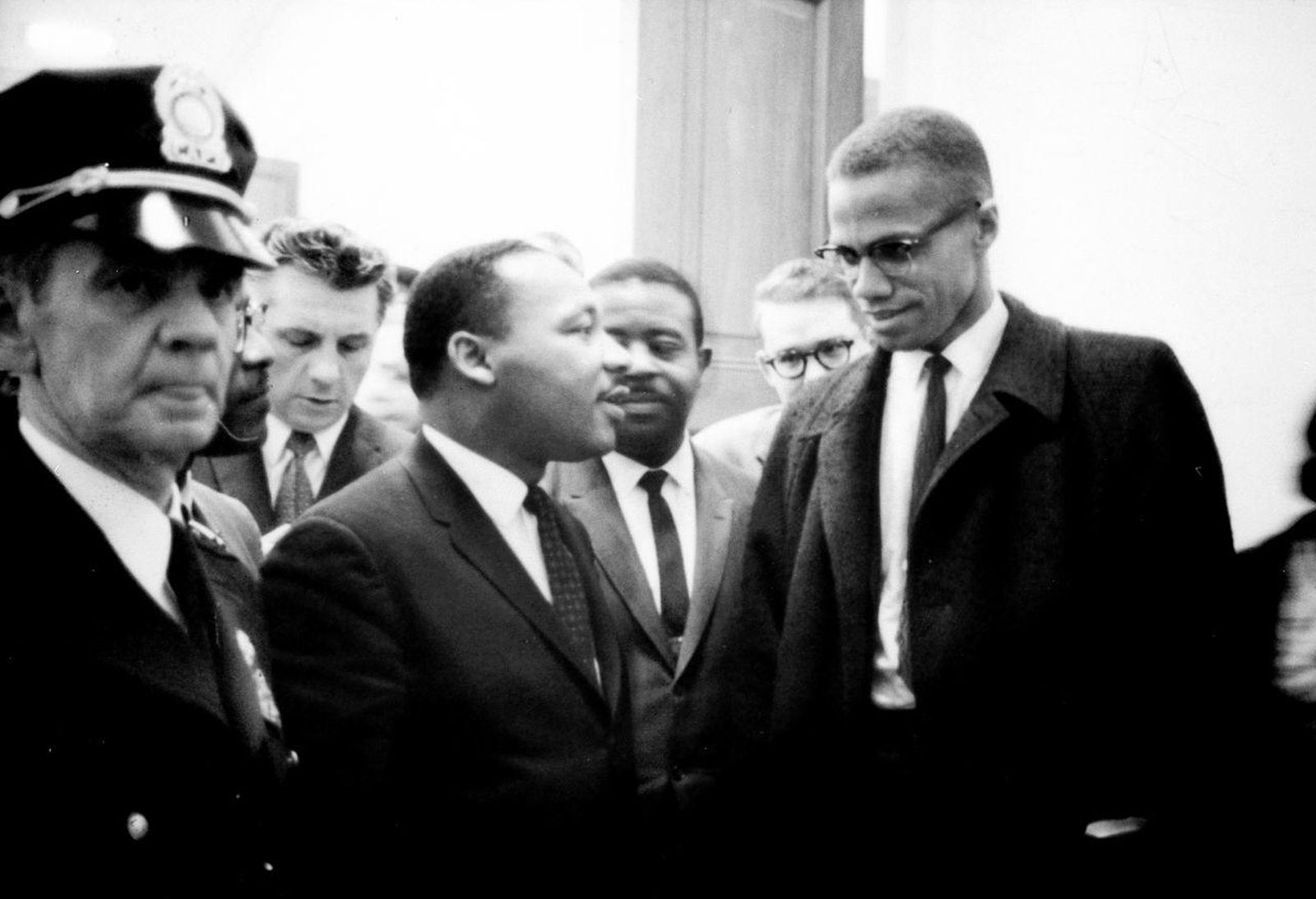 Foto: Martin Luther King y Malcolm X